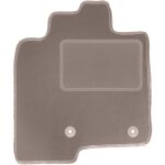 Tapis conducteur beige pour : mitsubishi pajero iv long (2006 - 2018)