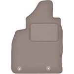 Tapis conducteur beige pour : mitsubishi pajero pinin suv (1999 - 2006)