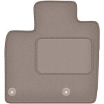 Tapis conducteur beige pour : nissan qashqai iii mhev suv (2021 - )