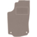 Tapis conducteur beige pour : opel combo c combivan (2001 - 2011)
