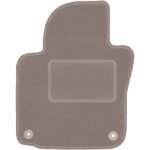 Tapis conducteur beige pour volkswagen scirocco iii coup (2008 - 2017)