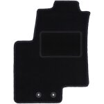 Tapis conducteur noir pour : hyundai ix20 minivan (2010 - 2018)