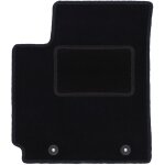 Tapis conducteur noir pour : kia picanto ii je � hayon (2011 - 2017)