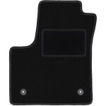 Tapis conducteur noir pour monospace opel meriva b (2010 - 2017)