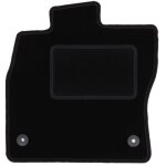 Tapis conducteur noir pour : skoda octavia iii liftback, berline, variante, break (2012 - 2020)