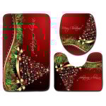 Tapis contour wc lot de 3 tapis de salle de bain antidérapants avec imprimé père noël - super absorption ... Tapis contour wc lot de 3 tapis de salle de bain antidérapants avec imprimé père noël - super absorption ...
