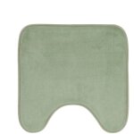 Tapis contour wc vert sauge sauge 45x45 cm