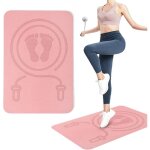 Tapis de corde  sauter, tapis de protection de sol de fitness, tapis d'exercice silencieux, tapis de ...