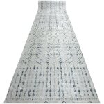 Tapis de couloir antidrapant lotus oasis 43570 boho beige lavable 80cm beige 80x140 cm