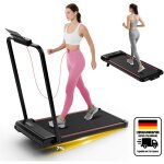 Tapis de course pliable pour la maison, 1 � 8 km / h, tapis de course portable avec t�l�commande et �cran ...