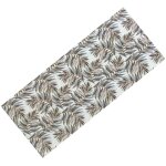 Tapis de cuisine antid�rapant - chemin de table lavable, motif de feuilles, design moderne - fabriqu� ...