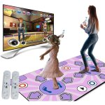 Tapis de danse, tapis de danse double pour enfants adultes, jeu de pas de danse sans fil antid�rapant ...