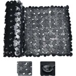 Tapis de douche antid�rapant noir rectangle tapis de baignoire antid�rapant anti moisissure tapis de ...