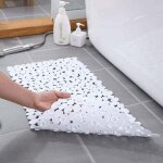 Tapis de douche antidérapant, tapis de douche rectangulaire antidérapant en galets, tapis de douche antidérapa ... Tapis de douche antidérapant, tapis de douche rectangulaire antidérapant en galets, tapis de douche antidérapa ...