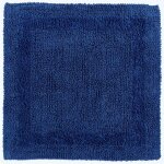 Tapis de douche en coton, 50 x 50 cm ? bleu marine - homescapes