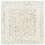 Tapis de douche en coton, 50 x 50 cm ? cr�me - homescapes