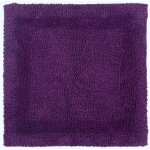 Tapis de douche en coton, 50 x 50 cm ? prune - homescapes