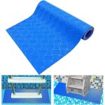 Tapis chelle piscine 23  90 cm tapis d'chelle avec texture antidrapante tapis d'escalier de piscine ...