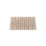 Tapis �cru et motif noir style berb�re 60 x 80cm