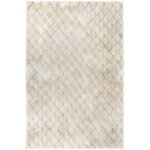 Tapis effet laine adriel beige 90x60cm atmosphera cr�ateur d'int�rieur