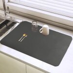 Tapis egouttoir vaisselle, 40×30 cm tapis de drainage de cuisine super absorbant, tapis égouttoir vaisselle ... Tapis egouttoir vaisselle, 40×30 cm tapis de drainage de cuisine super absorbant, tapis égouttoir vaisselle ...