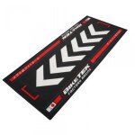 Tapis environnemental pour moto biketek garage mat rising sun