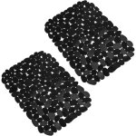 Tapis evier cuisine, lot de de protege evier cuisine en pvc, 40x30cm tapis evier, tapis d'vier en forme ...