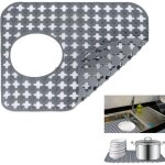 Tapis evier cuisine, tapis d'vier en silicone pliables antidrapants, protege vier de cuisine, tapis ...