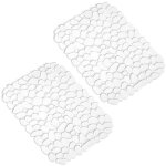 Tapis evier cuisine transparent, lot de 2 tapis de protege evier cuisine en pvc, 40x30cm tapis evier, ... Tapis evier cuisine transparent, lot de 2 tapis de protege evier cuisine en pvc, 40x30cm tapis evier, ...