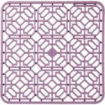 Tapis d'�vier en silicone pour �vier de cuisine grille de protection pliable r�sistante � la chaleur ...