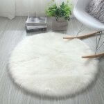 Tapis en fausse fourrure, imitation polaire mouse zone tapis antid�rapant tapis de yoga pour le salon ...