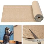 Tapis � gratter autocollant pour chat, 40�200 cm diy climbing cat scratcher, griffoir chat canap�, tapis ...
