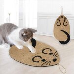 Tapis � griffer antid�rapant en sisal pour chat, durable et r�sistant. ce tapis � griffer suspendu en ...
