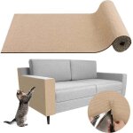 Tapis griffoir adh�sif pour chat - protection anti - griffes pour canap� et meubles - recharge pour tour ...
