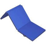 Tapis de gymnastique yoga pilates fitness pliable portable grand confort 180l x 60l x 5h cm simili cuir ...