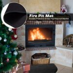 Zvd - tapis ignifuge anti - feu - plaque de protection pour brasero et poêle (100 x 50 cm, réutilisable ... Zvd - tapis ignifuge anti - feu - plaque de protection pour brasero et poêle (100 x 50 cm, réutilisable ...