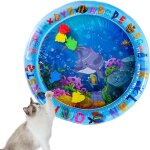 Tapis de jeu gonflable t pour chat et chien ? tapis d'eau sensoriel requin, jouet rafrachissant et ...