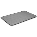 Tapis de lit pour chien 80x60 cm, imperm�able, gris