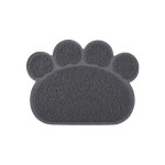 Tapis de litire pour chat tapis antidrapant forme de pate alimentation eau tapis de table tapis pour ...
