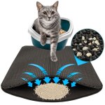 Karathomeliving - tapis de litière pour chat charly - conception en nid d'abeille à double couche, lavable, ... Karathomeliving - tapis de litière pour chat charly - conception en nid d'abeille à double couche, lavable, ...