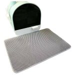 Tapis pour litire - impermable, antidrapant, anti - odeur, 45x60cm - gris