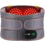 Tapis lombaire chauffant lectrique, ceinture chauffante sans fil pour le dos avec 3 modes de massage ...