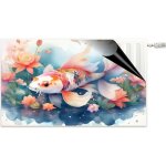 Tapis magn�tique pour radiateur. d�coration pour chambre d'enfant. poissons color�s.