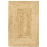 Tapis fait � la main jute - tapis de salon - tapis chambre 200x300 cm 412779