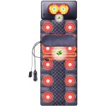 Tapis de massage complet du corps avec chaleur - masseur de cou et de dos shiatsu, matelas de massage ...