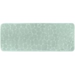 Tendance - tapis memoire de forme microfibre galet 45x120 cm - vert eucalyptus
