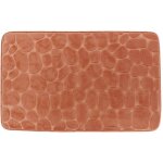 Tapis memoire de forme microfibre galet 50x80cm - cuivre tendance