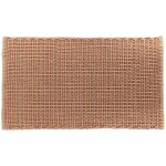 Tapis mimetisme polyester coton tresse 50x90 cm - taupe cuivre tendance
