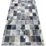 Tapis patchwork 21716 gris - peau de vache grey 160x230 cm