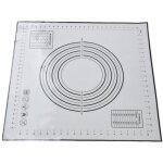 Tapis de p�tisserie en silicone - qiilu - 60 x 60 cm - r�sine de silicone - antid�rapant - facile � nettoyer ...